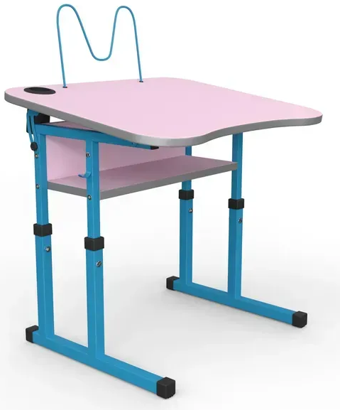 Стіл учнівський №4-6 з регулюванням куту нахилу стільниці 600х500 МФ Вересень